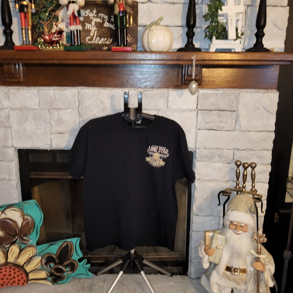 Lone Star Men's Black Short Sleeve Tee